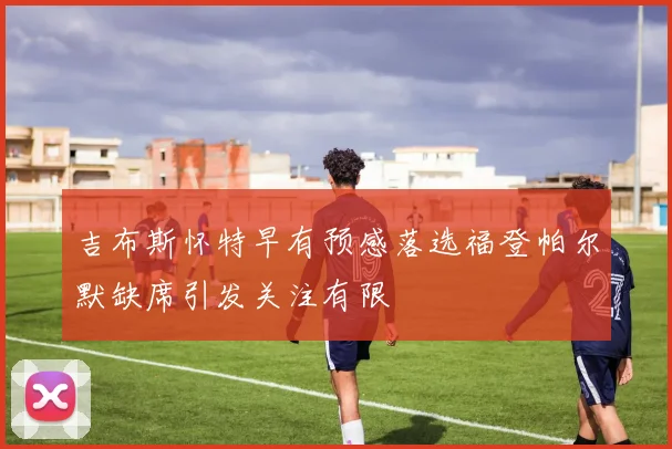 吉布斯怀特早有预感落选福登帕尔默缺席引发关注有限